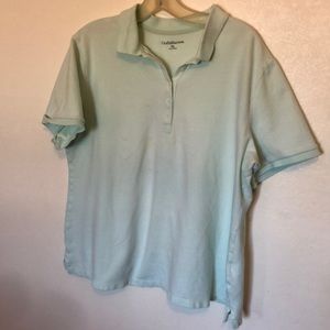 Croft & Barrow short sleeve knit top, size XL